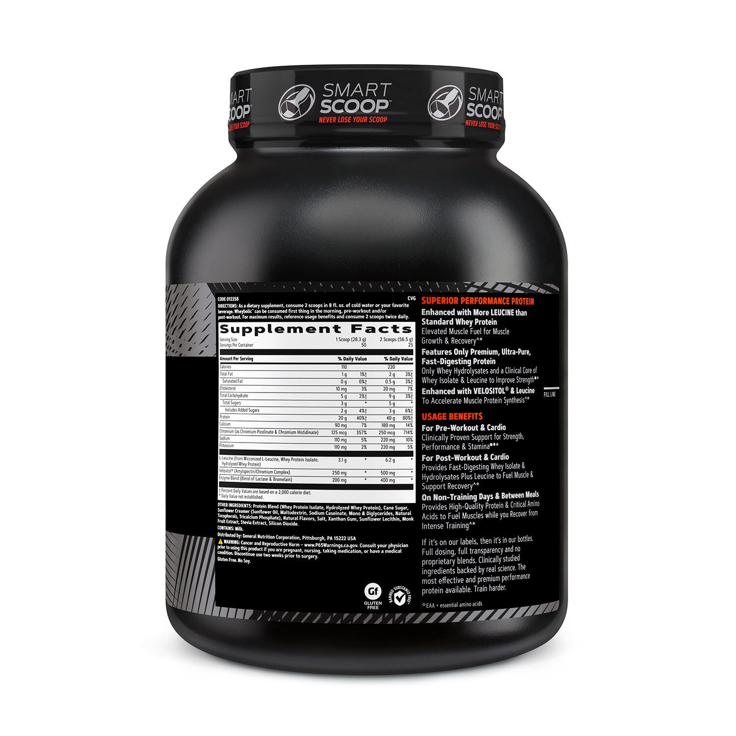gnc 40g protein shake